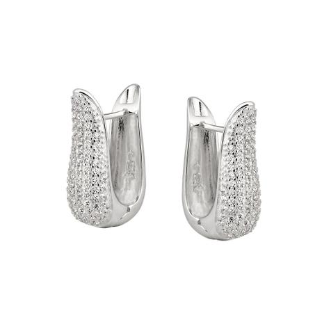 Brinco Argola Tulipa em Prata 925 - Joia em casa Menor preço em Brinco Argola Tulipa em Prata 925 - Joia em casa