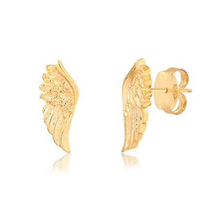 Brinco asas pequeno folheado em ouro 18k - 2180000000239 - Francisca joias contemporâneas Menor preço em Brinco asas pequeno folheado em ouro 18k - 2180000000239 - Francisca joias contemporâneas