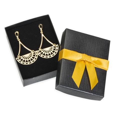 Brinco Banhada Ouro 18k Stilo Feminino - Ibiza Menor preço em Brinco Banhada Ouro 18k Stilo Feminino - Ibiza