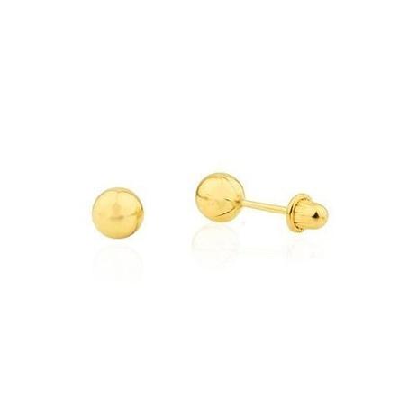 Brinco Bolinha 4mm + 2 Pingentes Coração Em Ouro 18k 750 - Dg presentes é boa?