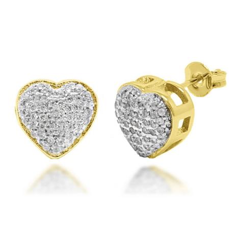 Brinco Coração Cravejado Microzircônias Folheado Ouro +Ródio - Lunozê é ruim? Brinco Coração Cravejado Microzircônias Folheado Ouro +Ródio - Lunozê é boa?