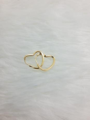 Brinco Coração Pequeno Ouro 18K - Casa das Joias Online Menor preço em Brinco Coração Pequeno Ouro 18K - Casa das Joias Online