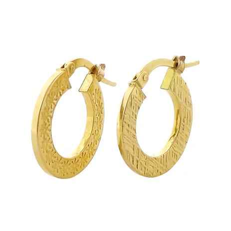 Brinco De Argola Em Ouro 18k Dupla Face Fio Quadrado - Glamour é boa?