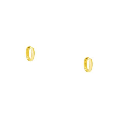 Brinco de Ouro 18k Argola Anatômica Menor Infantil br21379 - Joiasgold Menor preço em Brinco de Ouro 18k Argola Anatômica Menor Infantil br21379 - Joiasgold
