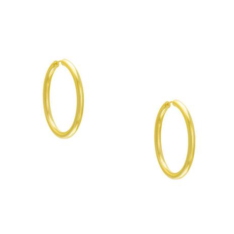 Brinco de Ouro 18k Argola Fio Redondo Grande br20920 - Joiasgold Menor preço em Brinco de Ouro 18k Argola Fio Redondo Grande br20920 - Joiasgold