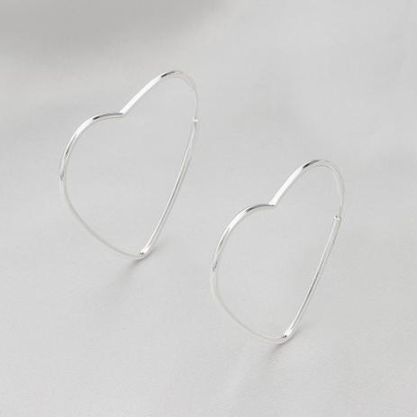 Brinco de Prata Argola Coração Fio Roliço - Prata fina é boa?