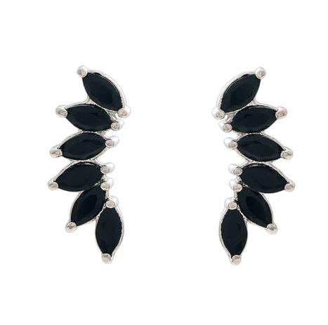 Brinco Ear Cuff Navetes Black - Drusi Menor preço em Brinco Ear Cuff Navetes Black - Drusi