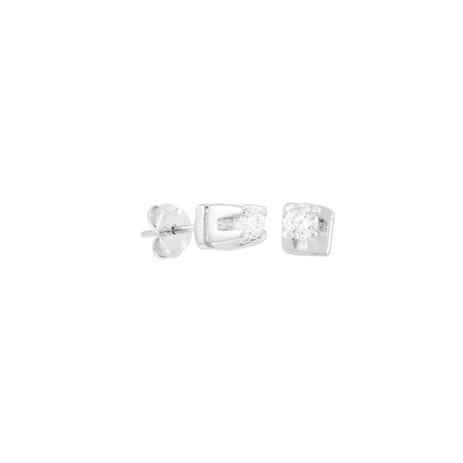 Menor preço em Brinco em Ouro Branco 18K Cartier com Diamante - AU4865 - Bruna tessaro