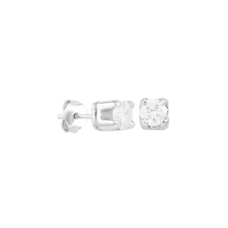 Menor preço em Brinco em Ouro Branco 18K Cartier com Diamante - AU4866 - Bruna tessaro