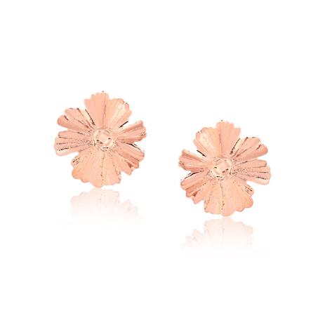 Brinco flor pequeno folheado em ouro rosé - 2180000001708 - Francisca joias contemporâneas Menor preço em Brinco flor pequeno folheado em ouro rosé - 2180000001708 - Francisca joias contemporâneas