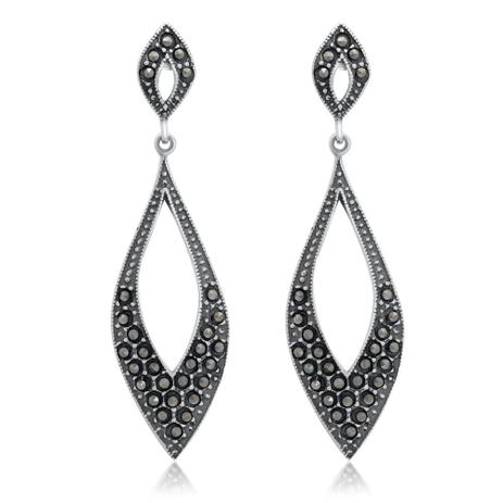 Brinco Gota Navete Vazado e Marcassitas - Tarciana é boa?