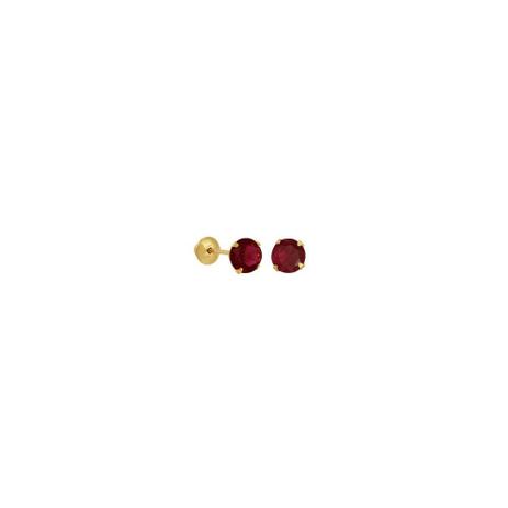 Brinco Infantil em Ouro 18K com Zircônia 2,5MM - AU4395 - Bruna tessaro Menor preço em Brinco Infantil em Ouro 18K com Zircônia 2,5MM - AU4395 - Bruna tessaro