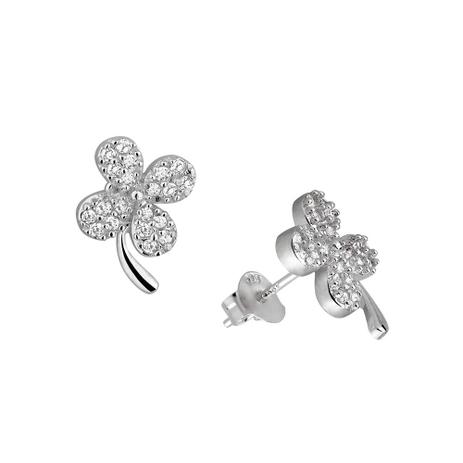 Brinco Trevo Cravejado em Prata 925 - Joia em casa é boa?