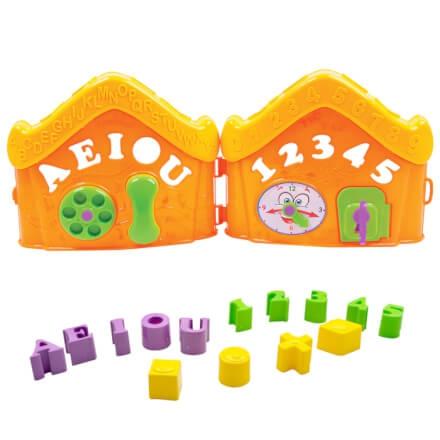 Brinquedo Casinha Didática Infantil ABC Laranja - Bs Toys Menor preço em Brinquedo Casinha Didática Infantil ABC Laranja - Bs Toys