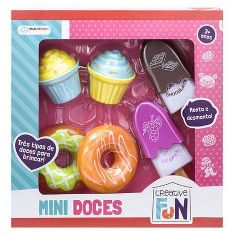 Brinquedo Comidinha - Mini Doces - Multikids - Creative - Creative fun Menor preço em Brinquedo Comidinha - Mini Doces - Multikids - Creative - Creative fun
