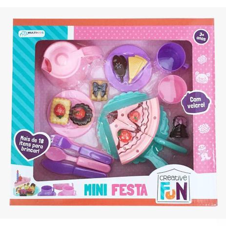 Brinquedo Comidinha Mini Festa Creative Fun Completo - Multikids Menor preço em Brinquedo Comidinha Mini Festa Creative Fun Completo - Multikids