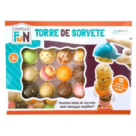 Brinquedo Comidinha Torre De Sorvete Creative Fun Completo - Multikids Menor preço em Brinquedo Comidinha Torre De Sorvete Creative Fun Completo - Multikids
