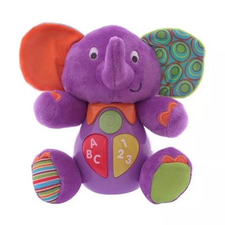Brinquedo de Pelúcia Alegria Musical Elefantinho - Dican Menor preço em Brinquedo de Pelúcia Alegria Musical Elefantinho - Dican