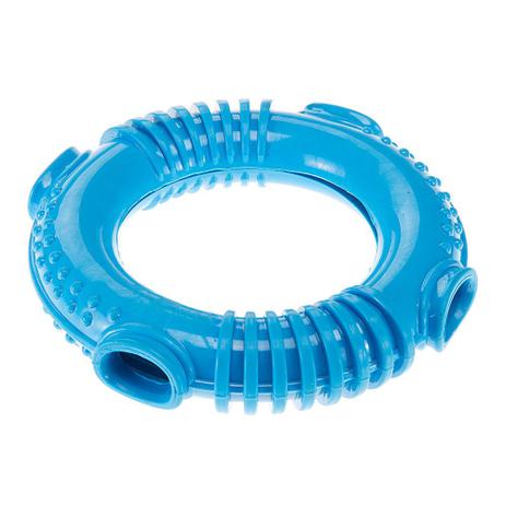 Brinquedo Dispenser de Petisco Anel Azul - Ferplast Menor preço em Brinquedo Dispenser de Petisco Anel Azul - Ferplast
