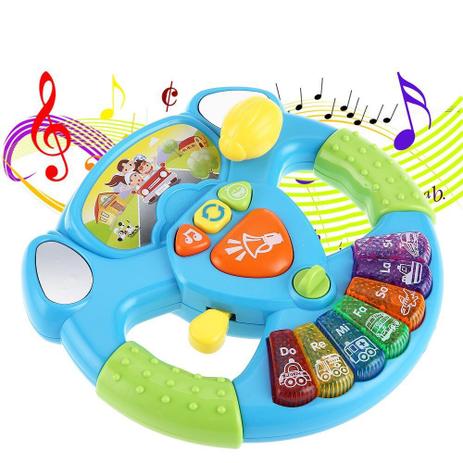 Brinquedo Educacional Volante Infantil Bebês Luzes e Música - Toy King Menor preço em Brinquedo Educacional Volante Infantil Bebês Luzes e Música - Toy King