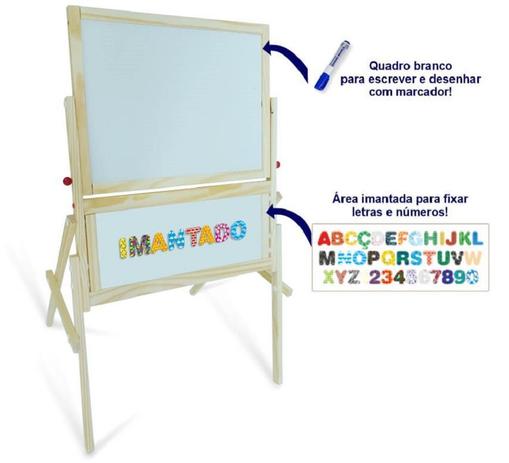 Brinquedo educativo 3 anos - Lousa magnética dupla face 3 em 1 - Carimbrás é ruim? Brinquedo educativo 3 anos - Lousa magnética dupla face 3 em 1 - Carimbrás é boa?