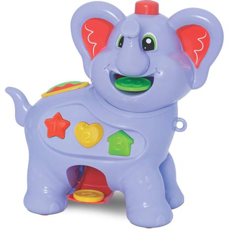 Brinquedo Educativo Amiguinho Comilao Elefante - Merco toys Menor preço em Brinquedo Educativo Amiguinho Comilao Elefante - Merco toys
