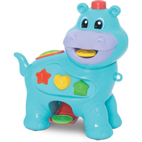 Brinquedo Educativo Amiguinho Comilao Hipopotamo - Merco toys Menor preço em Brinquedo Educativo Amiguinho Comilao Hipopotamo - Merco toys