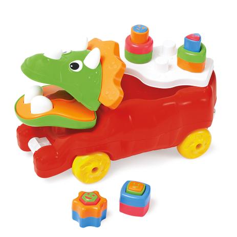 Brinquedo Educativo Amiguinho Da Selva Dino Calesita Vermelh Menor preço em Brinquedo Educativo Amiguinho Da Selva Dino Calesita Vermelh