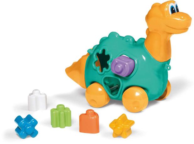 Brinquedo Educativo BABY Dinho C/BLOCOS e Puxador - Calesita é boa?