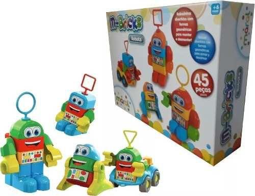 Brinquedo Educativo Bebe +6 Meses Robozinho Didático Maral 45 Pçs Menor preço em Brinquedo Educativo Bebe +6 Meses Robozinho Didático Maral 45 Pçs