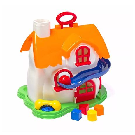 Brinquedo educativo casa com atividade play time - Cotiplas Menor preço em Brinquedo educativo casa com atividade play time - Cotiplas