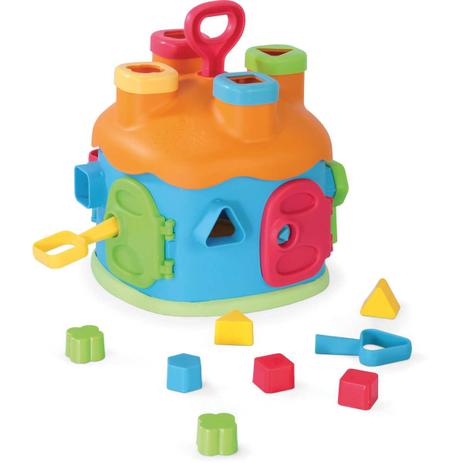 Brinquedo Educativo Casinha Educativa C/BLOCOS - Homeplay Menor preço em Brinquedo Educativo Casinha Educativa C/BLOCOS - Homeplay