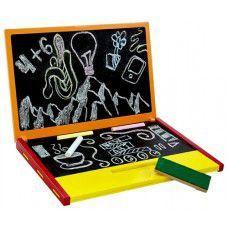 Brinquedo Educativo De Madeira Notebook Lousa Laranja - NewArt Menor preço em Brinquedo Educativo De Madeira Notebook Lousa Laranja - NewArt