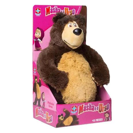Brinquedo Estrela Pelúcia Urso do desenho Masha 40cm Menor preço em Brinquedo Estrela Pelúcia Urso do desenho Masha 40cm