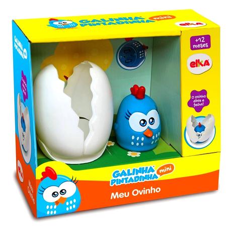 Brinquedo Galinha Pintadinha Meu Ovinho Elka Elka Brinquedos No Magalu Magazine Luiza