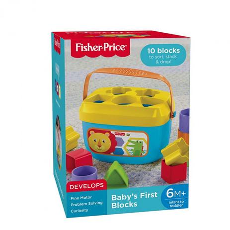 Brinquedo Infantil Balde Primeiros Blocos Fisher-Price fgp10 - Mattel Menor preço em Brinquedo Infantil Balde Primeiros Blocos Fisher-Price fgp10 - Mattel