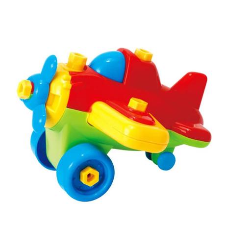 Brinquedo Infantil Didático Monta Desmonta Avião - Dm toys Menor preço em Brinquedo Infantil Didático Monta Desmonta Avião - Dm toys
