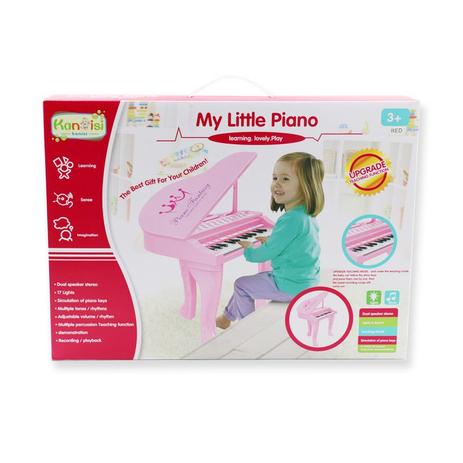 Brinquedo infantil instrumento musical piano sinfonia - mc18058 rosa - Mega compras Menor preço em Brinquedo infantil instrumento musical piano sinfonia - mc18058 rosa - Mega compras