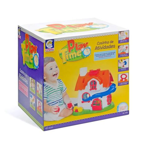 Menor preço em Brinquedo Infantil Play Time Casinha De Atividades Cotiplás - Cotiplas