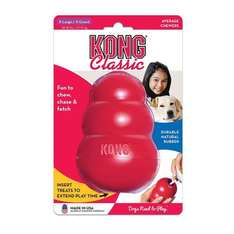 Brinquedo Interativo Cães Kong Classic X-Large Menor preço em Brinquedo Interativo Cães Kong Classic X-Large
