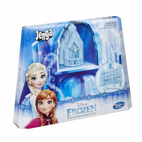 Brinquedo Jogo Jenga Disney Frozen Castelo Elsa Hasbro B4503 Menor preço em Brinquedo Jogo Jenga Disney Frozen Castelo Elsa Hasbro B4503