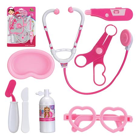 Brinquedo Kit Médica Enfermeira Infantil 7 Peças - Artbrink Menor preço em Brinquedo Kit Médica Enfermeira Infantil 7 Peças - Artbrink