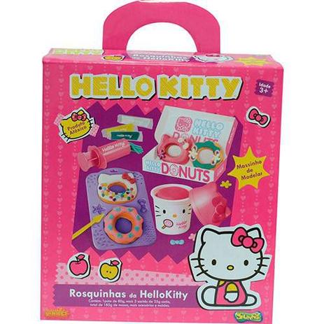 Brinquedo Massinha Rosquinhas Donuts Hello Kitty - Sunny Menor preço em Brinquedo Massinha Rosquinhas Donuts Hello Kitty - Sunny