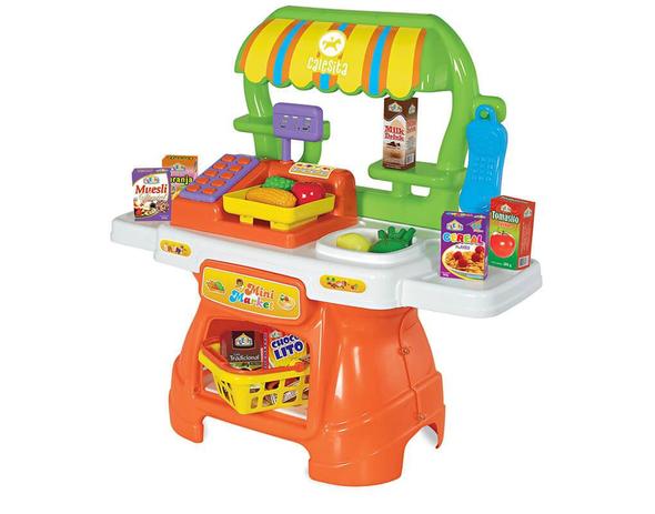 Brinquedo Mercadinho Feirinha Mini Market Calesita Menor preço em Brinquedo Mercadinho Feirinha Mini Market Calesita