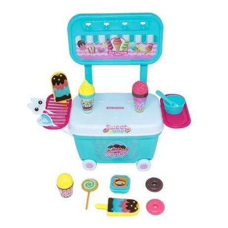 Brinquedo Mini Kit Carrinho Da Doceira Com 12 Peças - Bel fix Menor preço em Brinquedo Mini Kit Carrinho Da Doceira Com 12 Peças - Bel fix