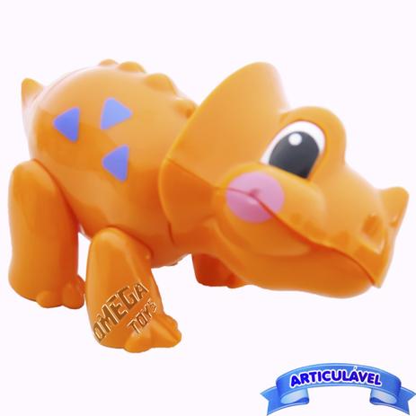 Brinquedo para Bebê Dinossauro Articulado Minha Primeira Coleção Mini Animais - CKS Menor preço em Brinquedo para Bebê Dinossauro Articulado Minha Primeira Coleção Mini Animais - CKS