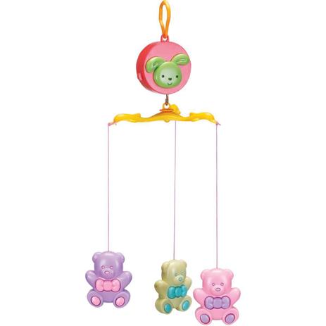 Brinquedo para Bebe Mobile P/BERCO Ursinho Musical - Art brink Menor preço em Brinquedo para Bebe Mobile P/BERCO Ursinho Musical - Art brink