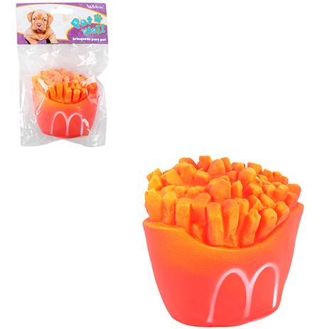Brinquedo para cachorro batata frita colors com som - Western pet Menor preço em Brinquedo para cachorro batata frita colors com som - Western pet