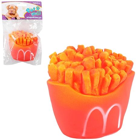 Brinquedo para cachorro batata frita colors com som - Western Menor preço em Brinquedo para cachorro batata frita colors com som - Western
