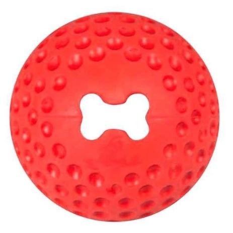 Brinquedo Para Cachorro Bola Grinz Rogz Vermelho P Menor preço em Brinquedo Para Cachorro Bola Grinz Rogz Vermelho P